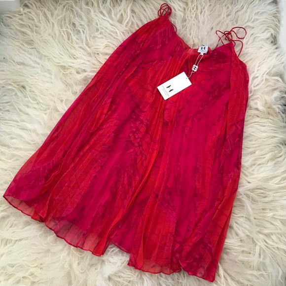 HALSTON HERITAGE V-Neck Mini Dress - Picture 4 of 5